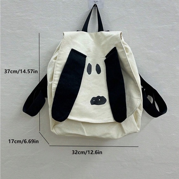 Peanuts Snoopy Drawstring Slouchy Backpack - Picture 4 of 7